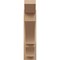 Ekena Millwork 6-in W x 24-in D x 24-in H Balboa Slat Rough Cedar Woodgrain TimberThane Outlooker, Primed Tan OUTUR060X24X24BOA24RCPR - alternate 6